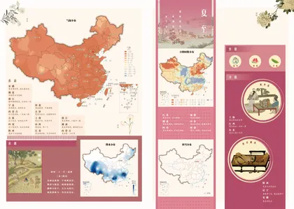 夏至节气原始成图 · 时序色彩缩略图