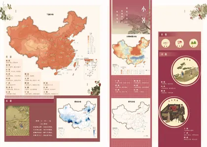 小暑节气原始成图 · 时序色彩缩略图